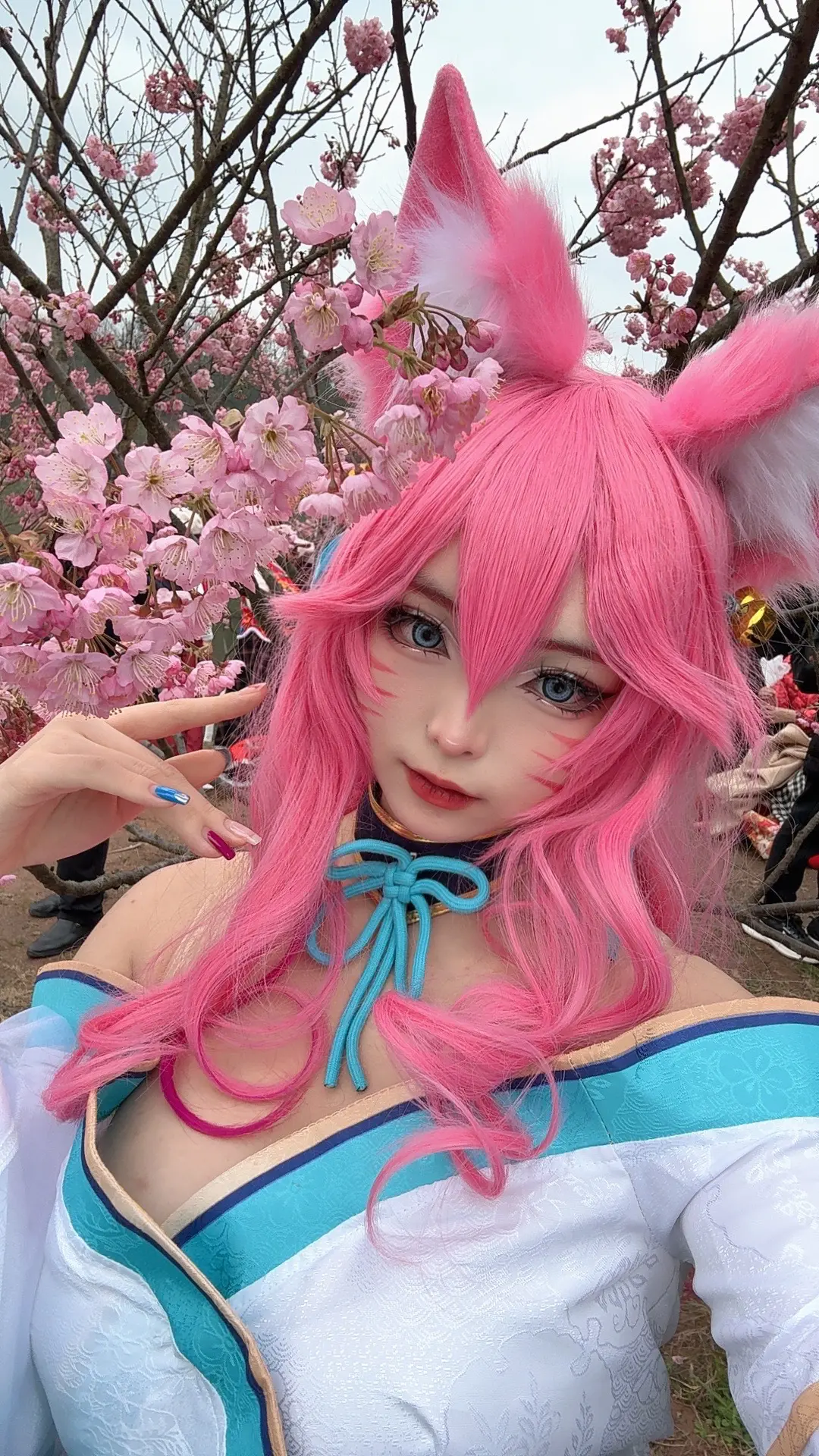 灵魂莲华阿狸 二次元 一种很新的cosplay cos 英雄联盟