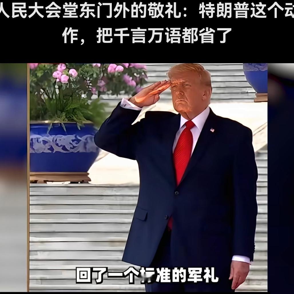 一个军礼藏尽现实！看懂的人都通透了
 
谁能想到，一向我行我素、不守外交规矩的特