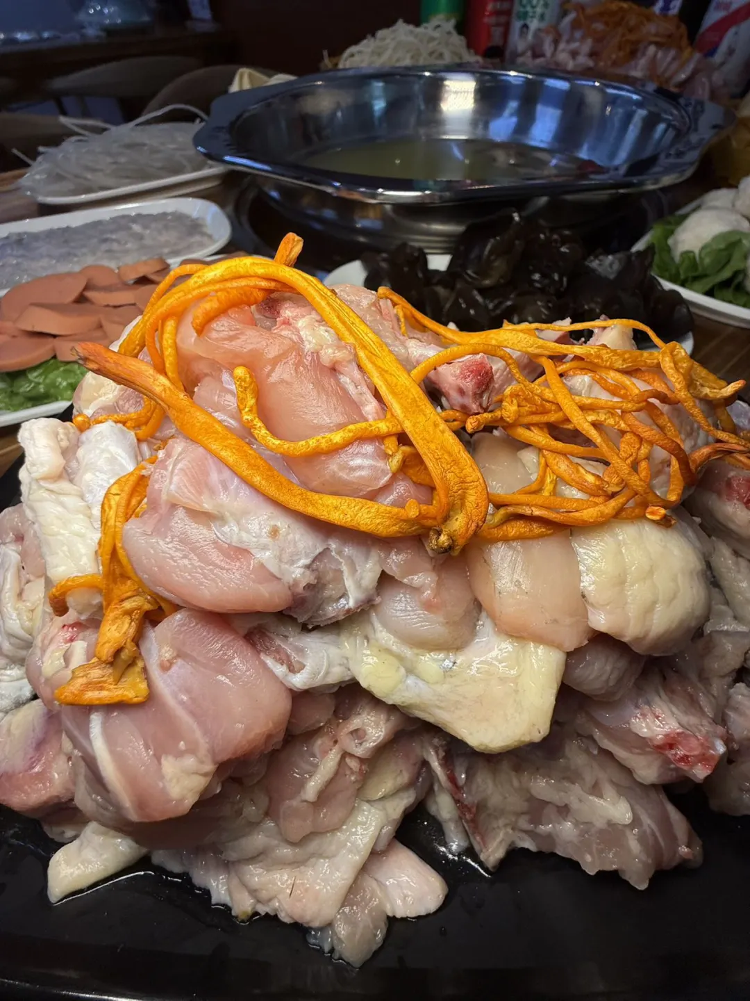 这锅药膳鸡火锅才是健康美味天花板