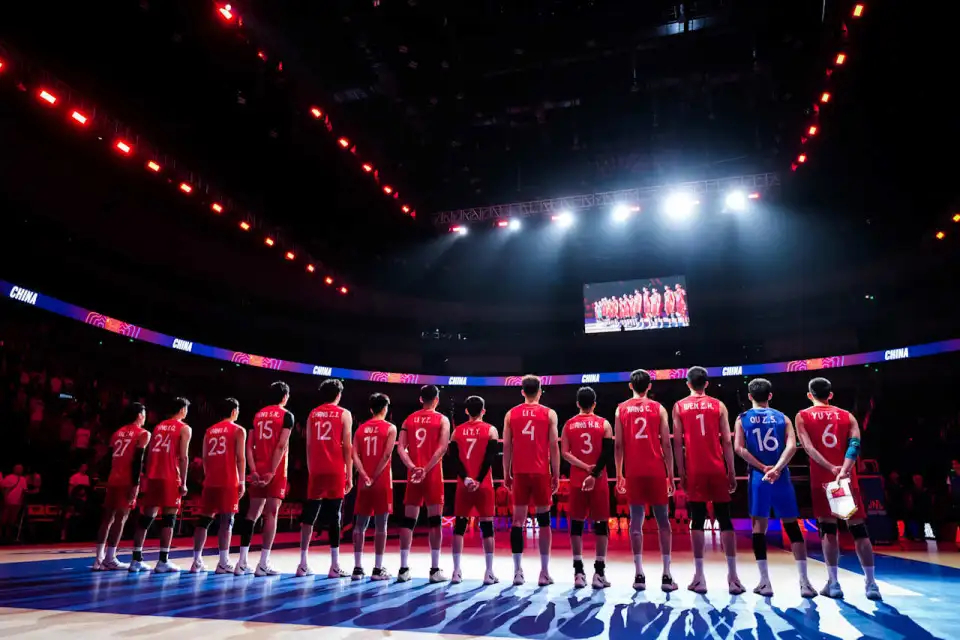 中国男排🇨🇳 3-0 🇨🇺古巴男排【25-21、25-19、25-23】