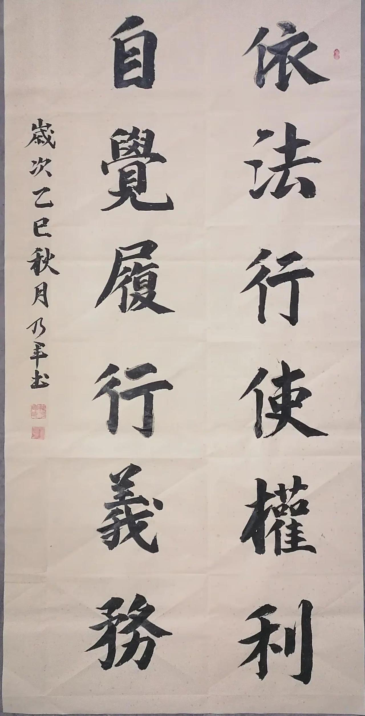 “宪法日”征稿作品/4尺，宣传宪法、利用宪法！