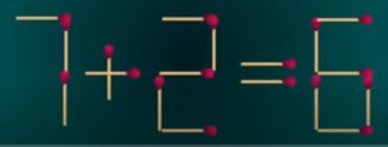 盯着 “7 + 2 = 6” 这串火柴算式，别被表面骗啦！这里藏着奇妙视觉 “陷