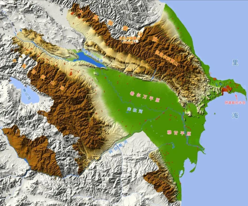 阿塞拜疆面积虽小，国土质量却是出奇的高。放眼整个中东，土地比它好的国家真没几个。