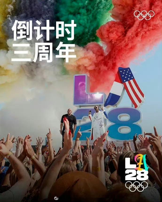 📢洛杉矶奥运会倒计时三周年 📍【2028年洛杉矶奥运会】倒计时3⃣️周年你最