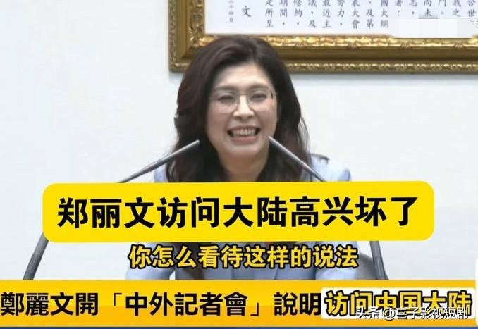郑丽文访大陆，国民党内有人忧，实乃政治算计作祟。如蒋万安强调“对等、尊严”，实则