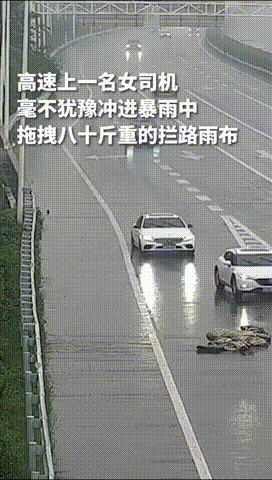 “火到人民日报了！”江苏南京，一女子在机场高速上驾驶时，忽然停下车子，还下车冲进