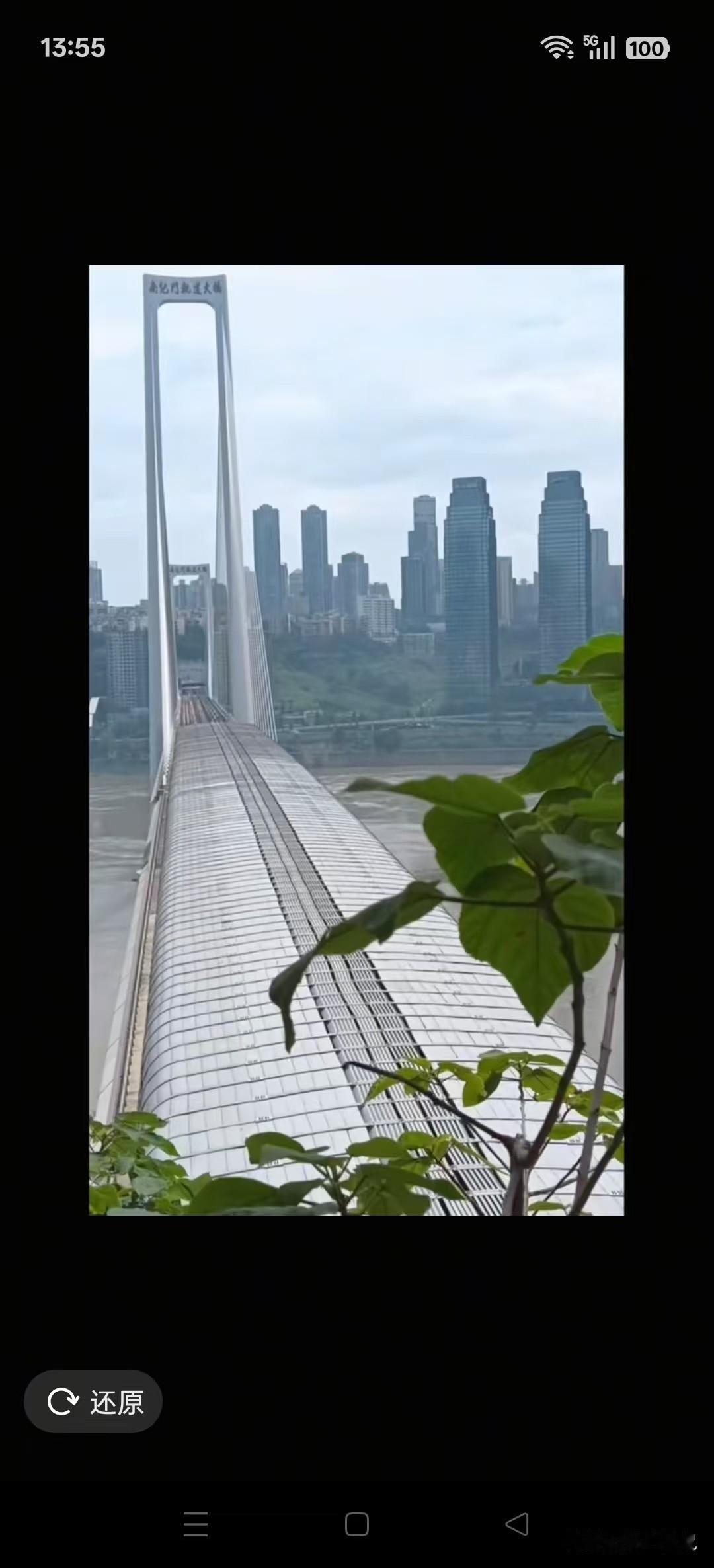 打卡重庆网红地标，俯瞰长江美景！📸🌉
