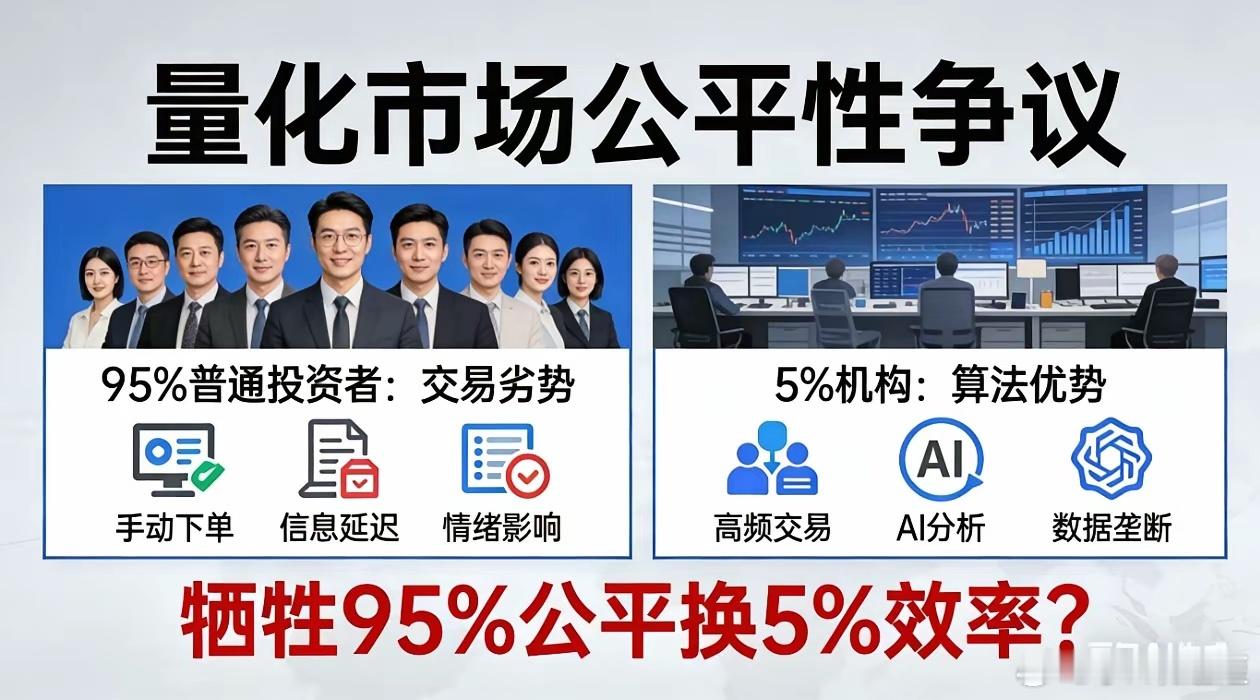 今天收盘看到全网都在骂量化，而且点赞都很高，证明大家的想法得到了普遍共识，量化发