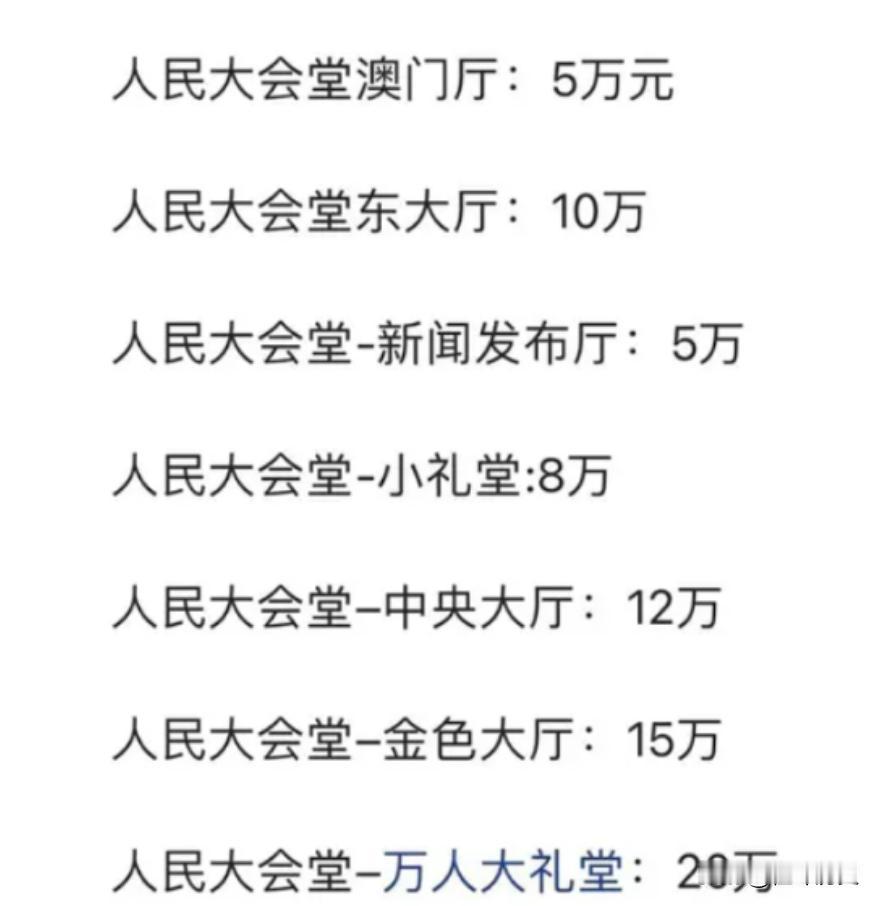 在人民大会堂租赁一个厅室召开新闻发布会需要多少费用呢？从大体上来说，其中只涉及到