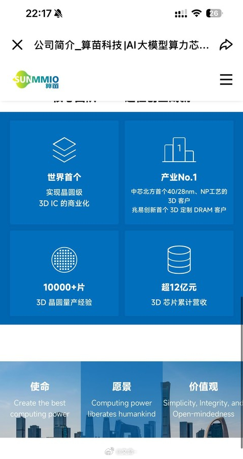 中国在高端AI算力芯片领域，实现依托国产供应链、采用3D混合堆叠架构的大模型专用