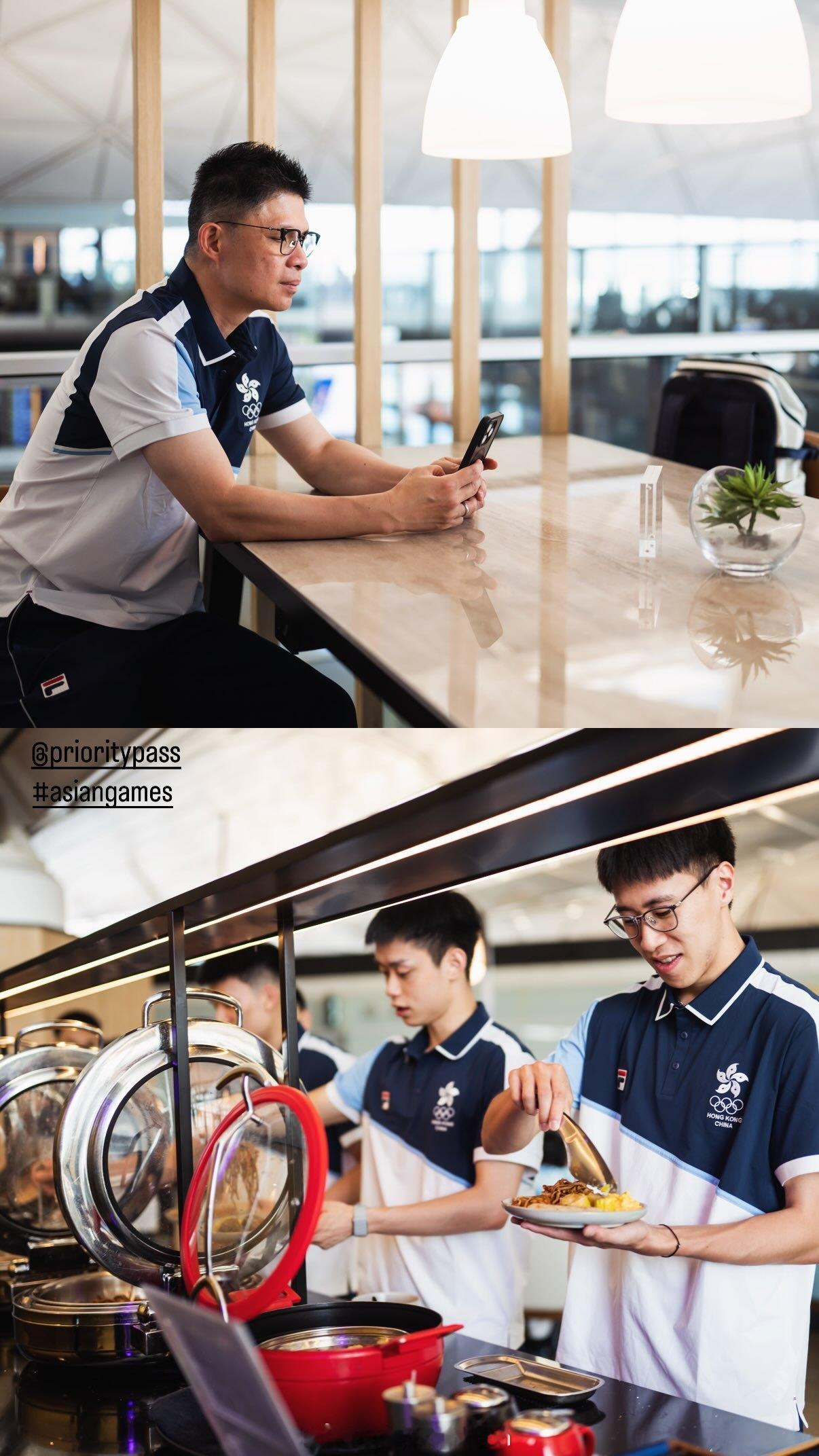 中国香港🇭🇰羽毛球队从香港机场出发，奔赴名古屋亚运会✈️🏸2026年名古屋