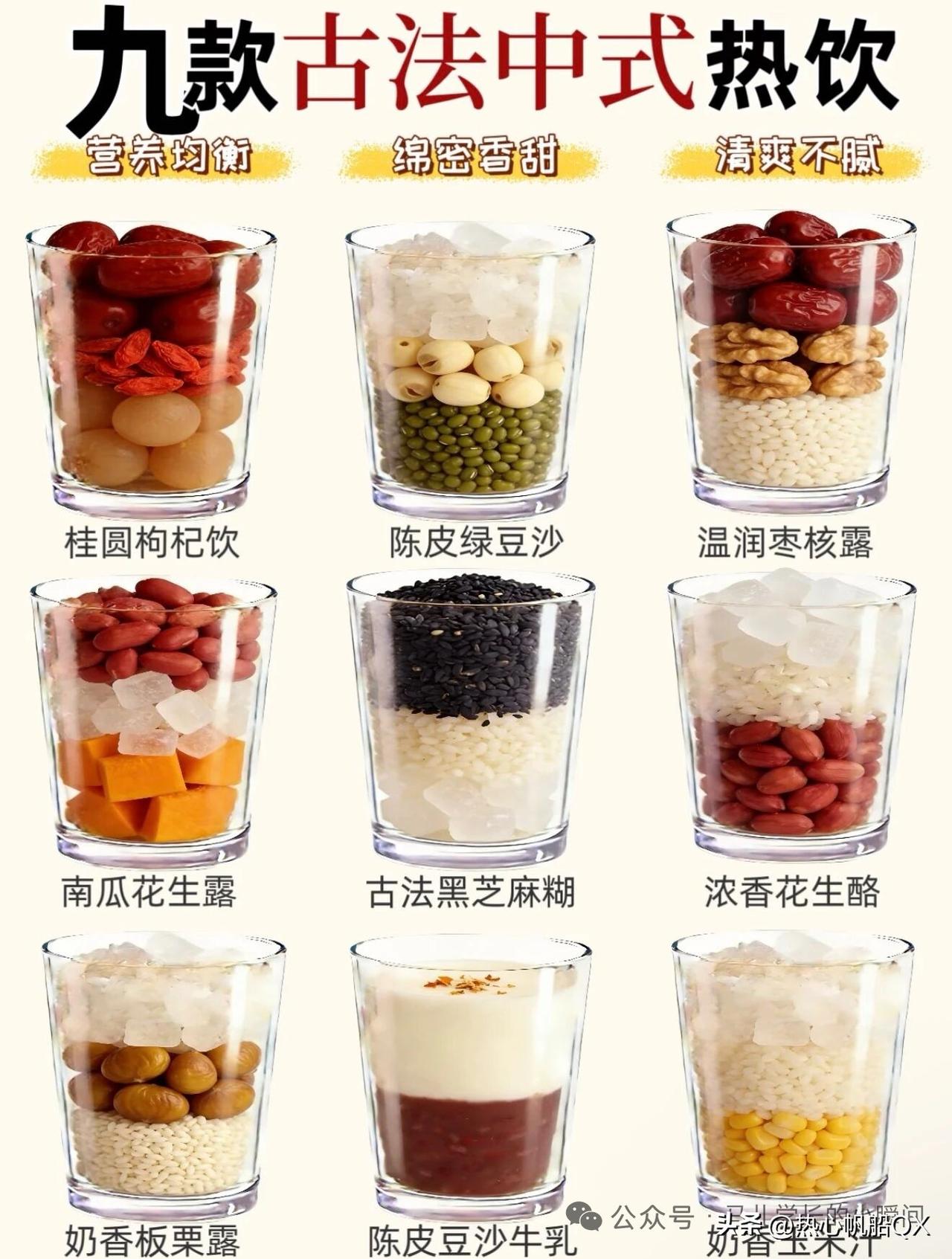 九款古法中式热饮，滋养身心。日常早餐是不是超简单? 跑步十公里一般需要多久? 人