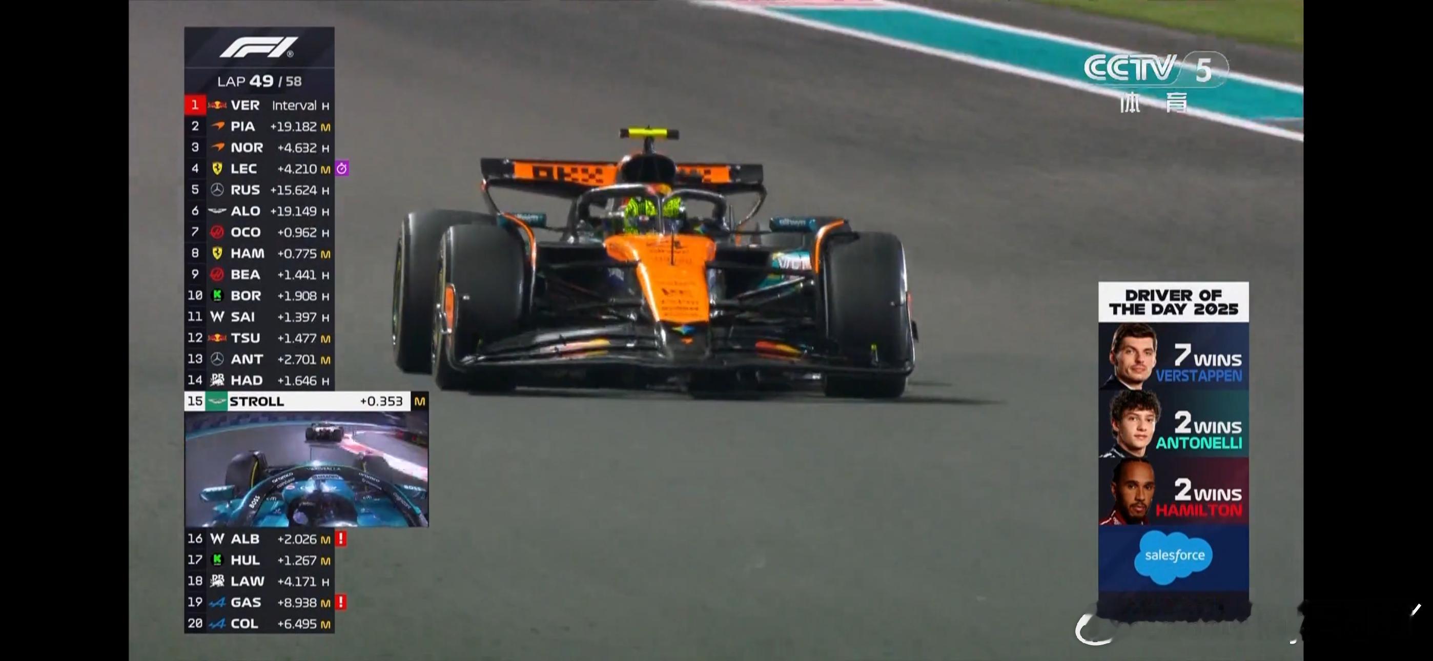 F1隔着屏幕都感觉到了激动😁 