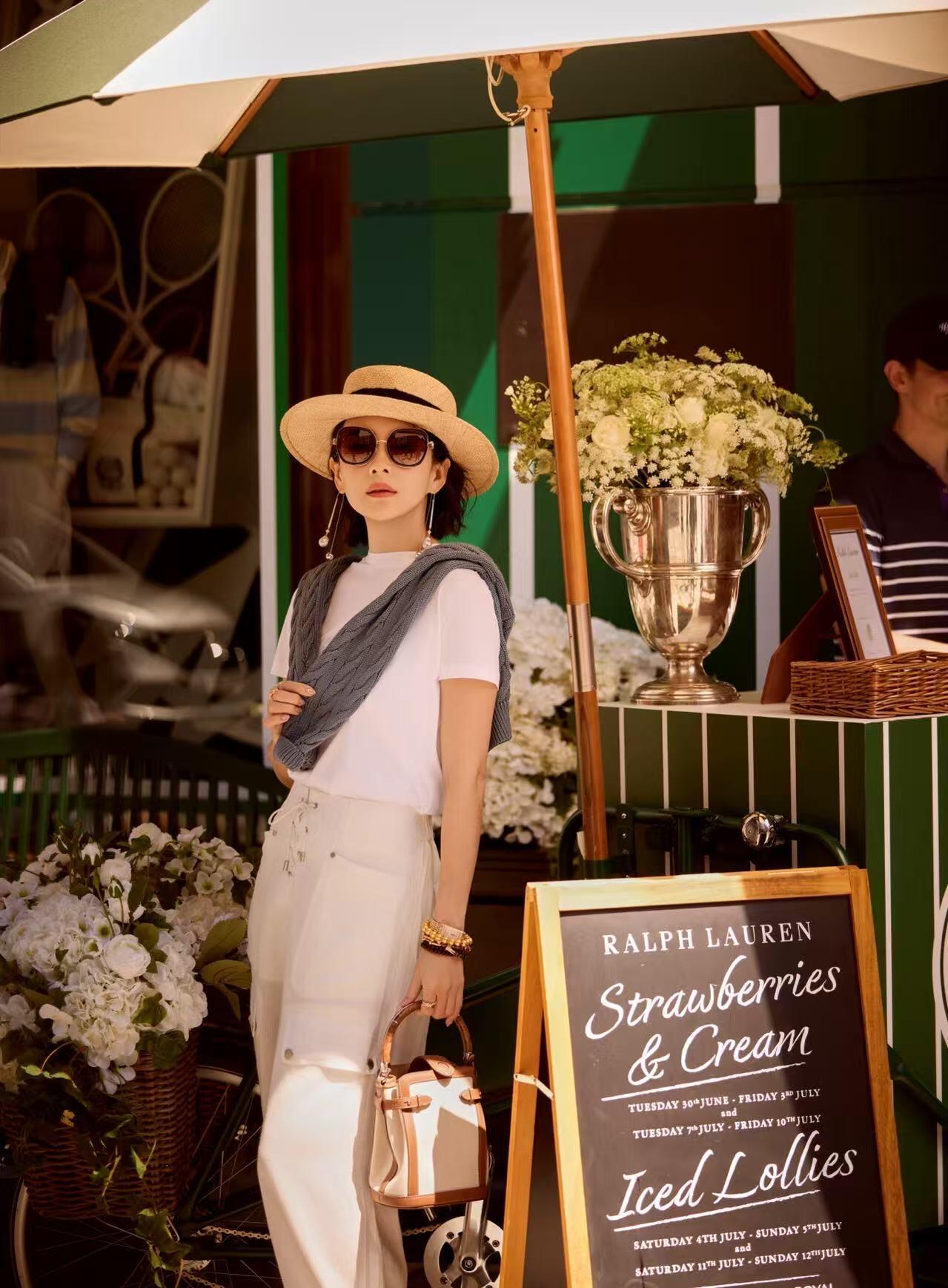 温网观赛时刻｜章子怡 × Ralph Lauren🎾 