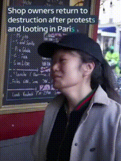 席卷法国的骚乱仍在持续，不少华裔二代、三代如同待宰的羔羊，店铺家产被洗劫一空，几