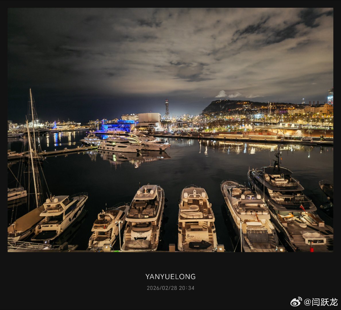 俯瞰巴塞罗那港 西班牙·巴塞罗那