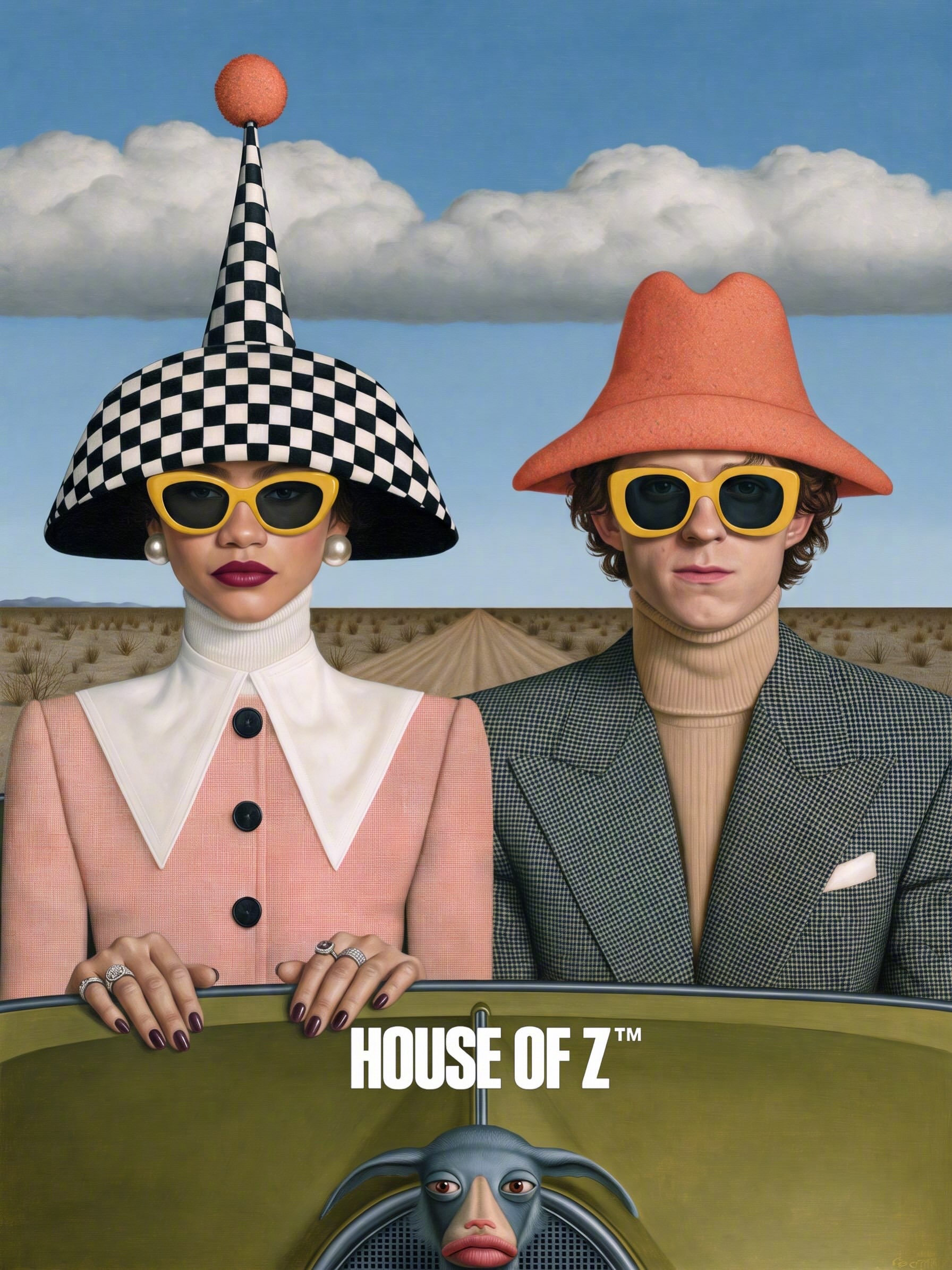 house_of_z创意打造的（AI）赞达亚和丈夫荷兰弟Tomholland的合