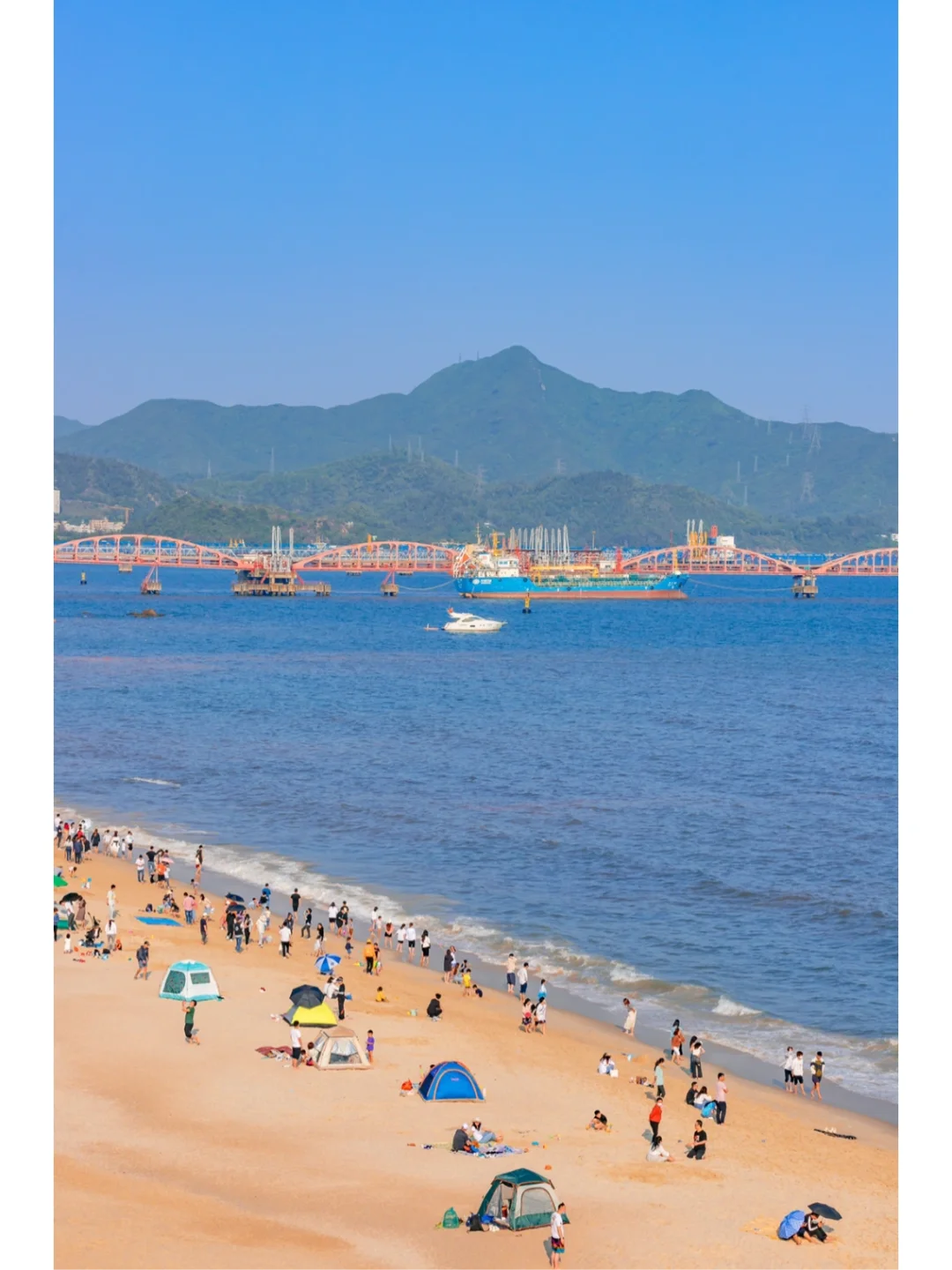 这不是青岛，这是深圳的玫瑰海岸🌊