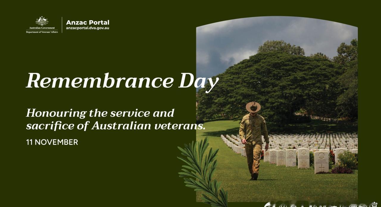 1918年11月11日11点，第一次世界大战正式停火，结束了四年的惨烈战斗。澳大