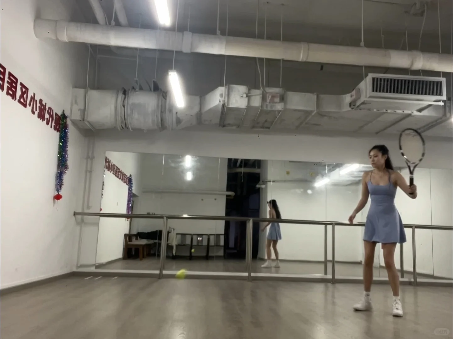 没有网球搭子也能自己练习🎾