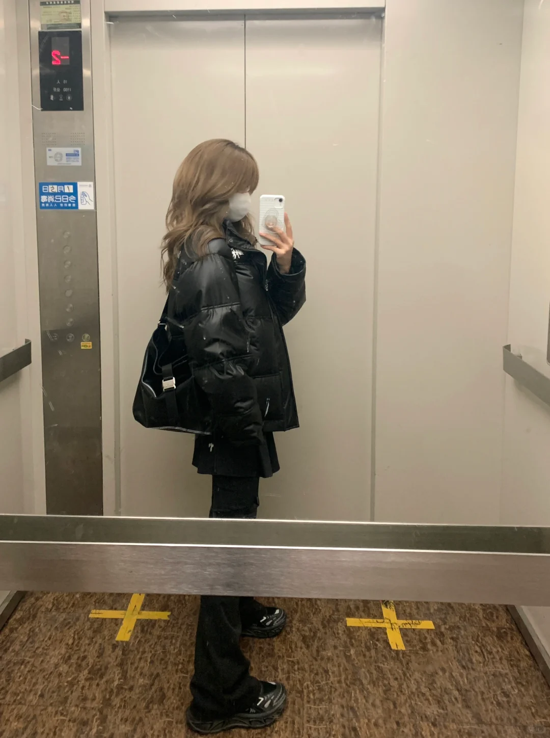 放学了｜全黑all black look~