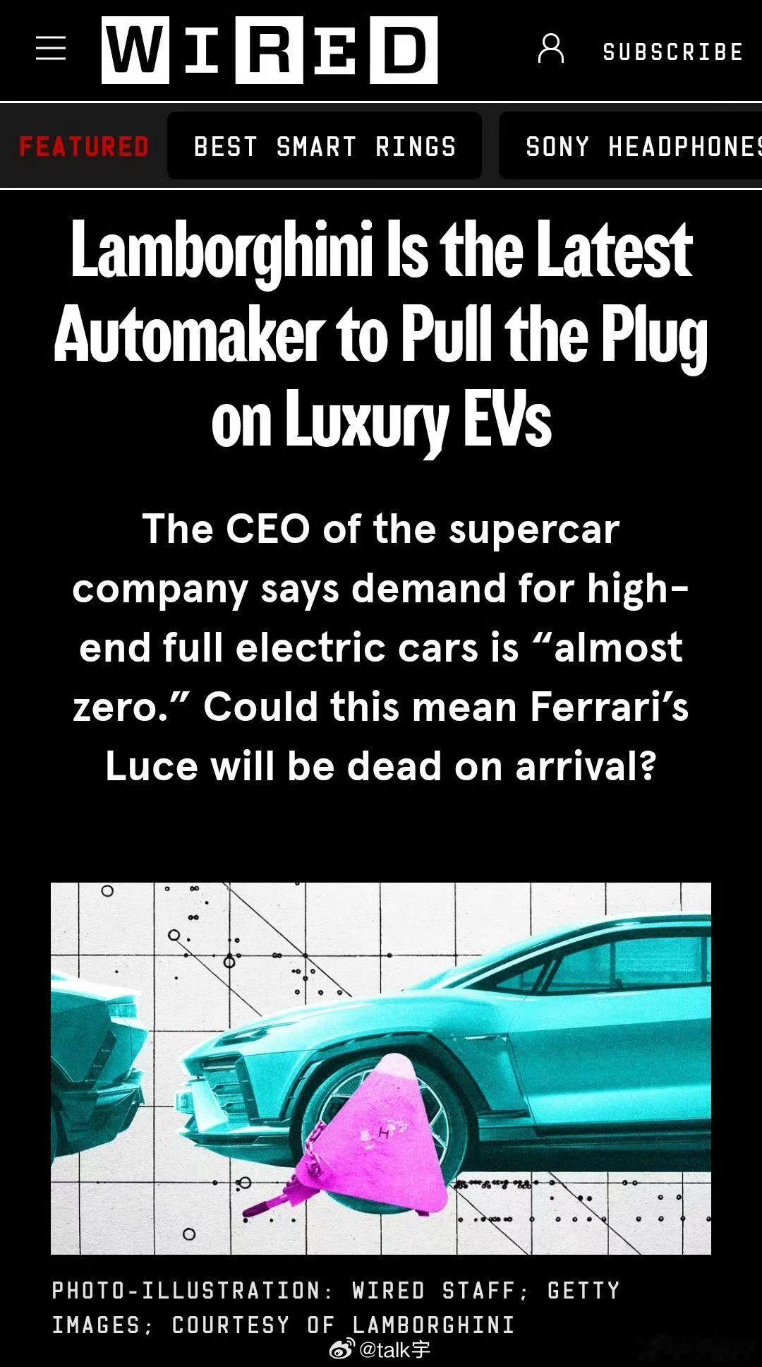 兰博基尼宣布取消原定会在2028年亮相的纯电动车要不是前几天巅峰极速刚上，我还不