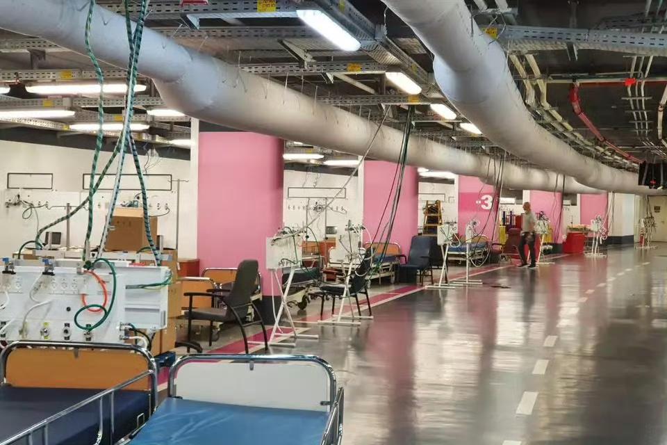 地底深处的先进医疗！以色列拉姆巴姆医院已将大部分业务转移到其受保护的地下停车场。