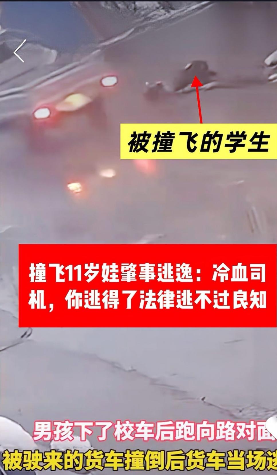 货车撞人逃逸：校园交通安全不能等悲剧倒逼
 
12月13日清晨，安徽宿州萧县一名