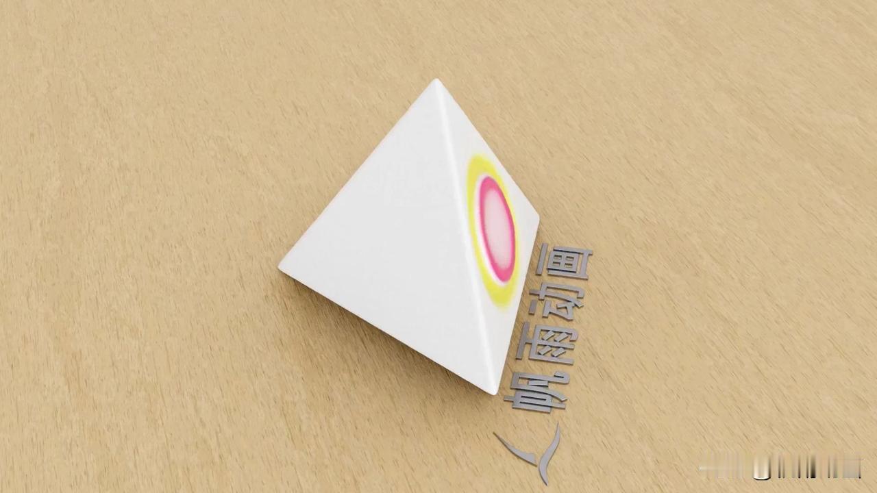 这是波在正四面体上传播的模拟，在Blender中用几何节点来实现。
波动方程在平