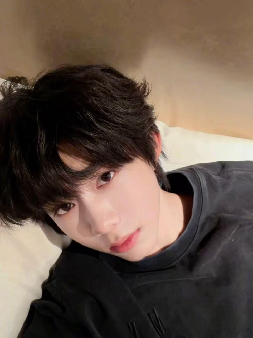 陈奕恒 卷毛小狗 被陈奕恒的卷毛狠狠戳中审美，简单的自拍都很有氛围感，帅萌气质拉