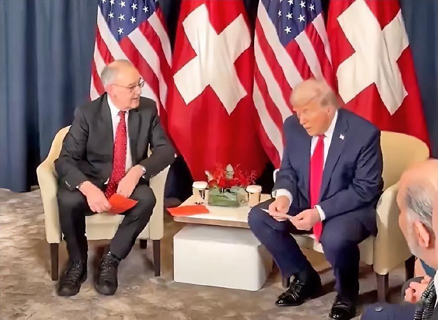 特朗普总统致瑞士联邦主席居伊·帕姆兰‌，:“你们是一个伟大的国家，你们造的手表也