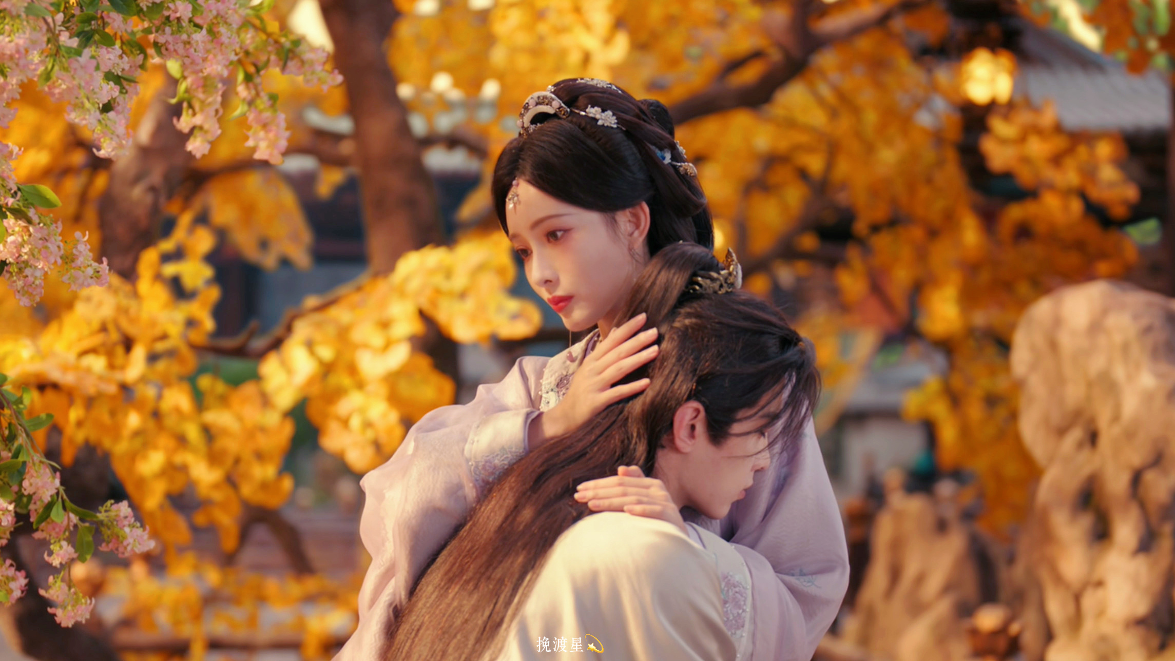 百花杀｜沈汐和怀孕壁纸🎐“呦呦鹿鸣·情投意合，百年好合”修图·禁二改抹水印·抱