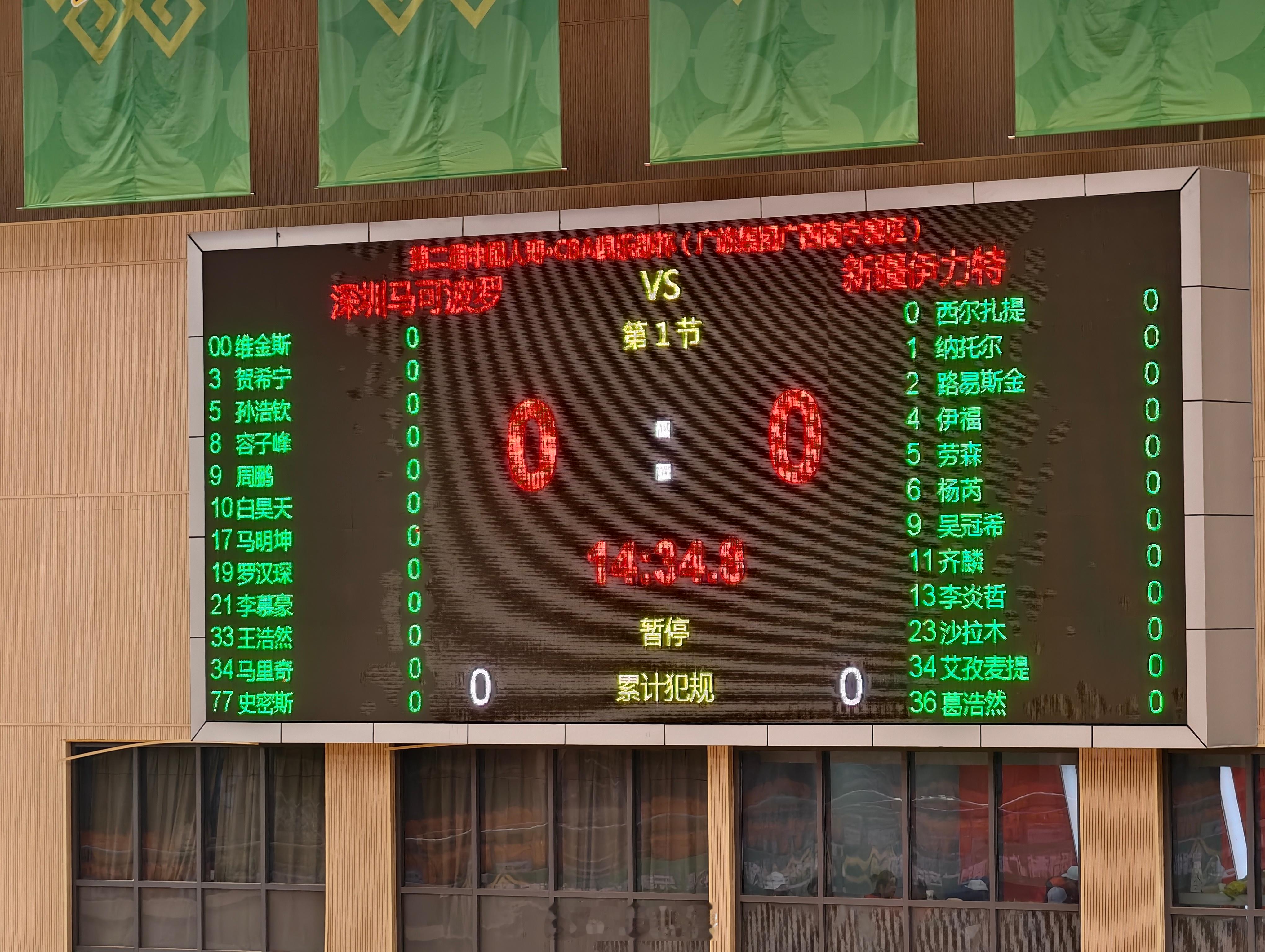 杯赛第二场深圳vs新疆西尔扎提、艾孜麦提替换冯傲、朱旭航进入大名单cba俱乐部杯