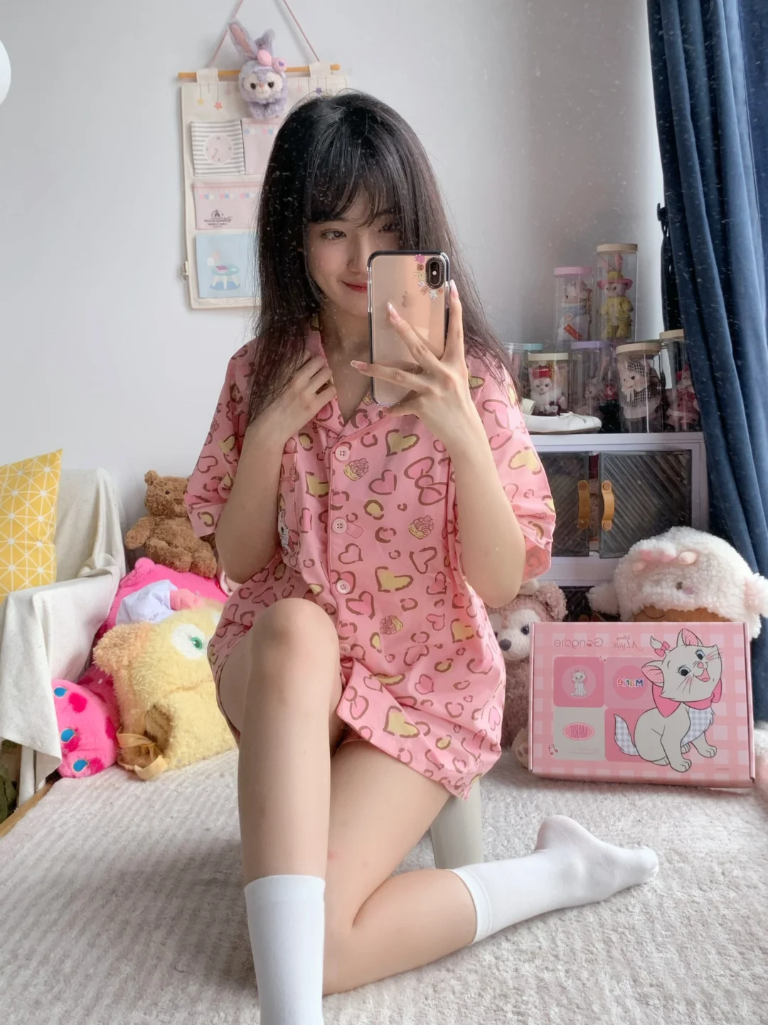 甜美感睡衣套装分享～