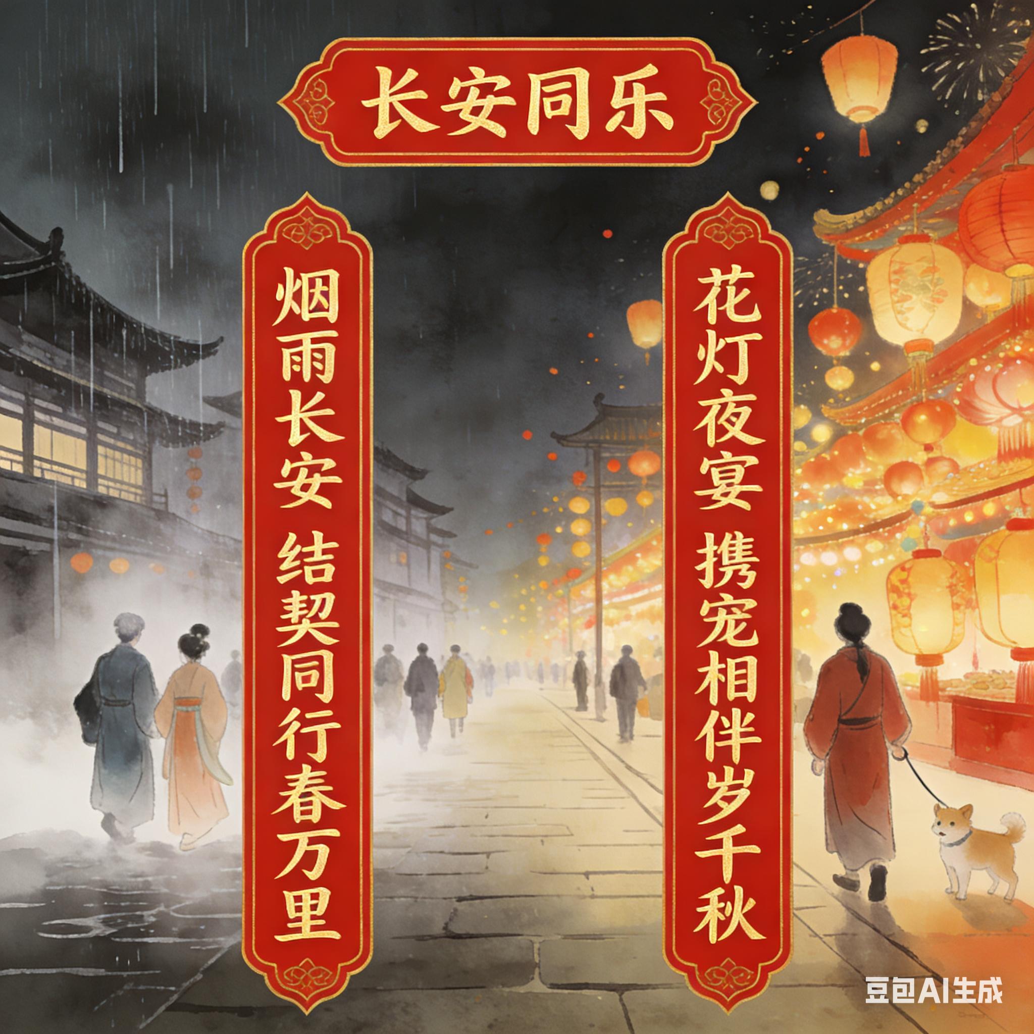 新年快乐家人们