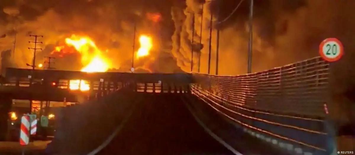 德媒：中东战况：德黑兰油库起火 海湾国家再遭袭击

以色列军队首次对伊朗首都德黑