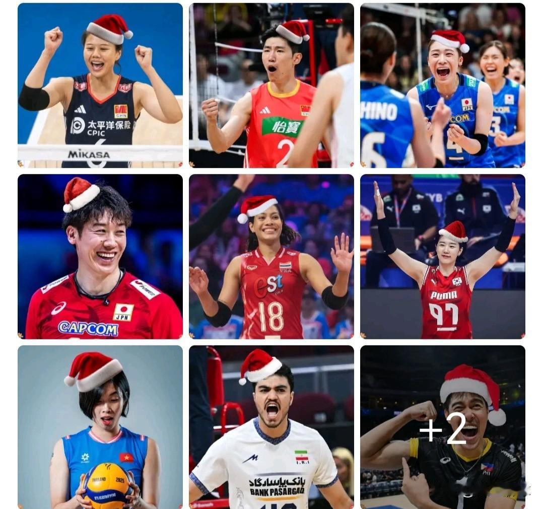 中国女排中最漂亮的姑娘是谁[圣诞帽] 亚洲男女排队长的“圣诞造型” [圣诞帽]；