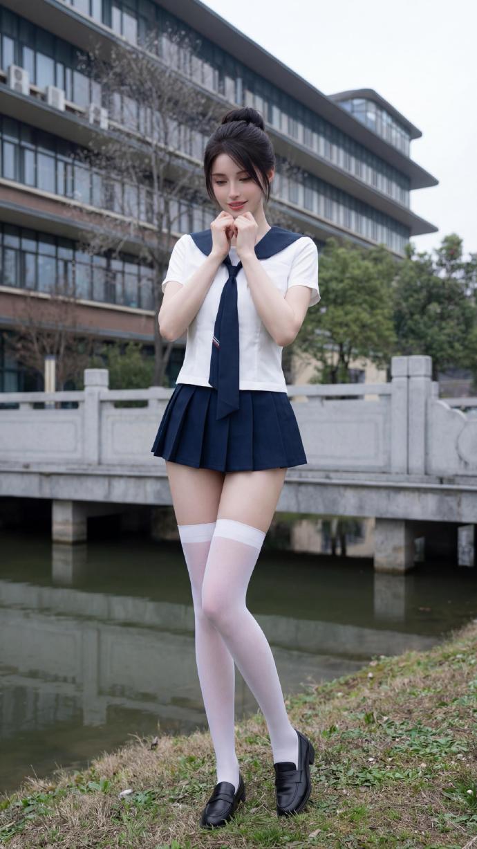 校园少女jk风，甜美校服穿搭，青春洋溢！jk 清纯