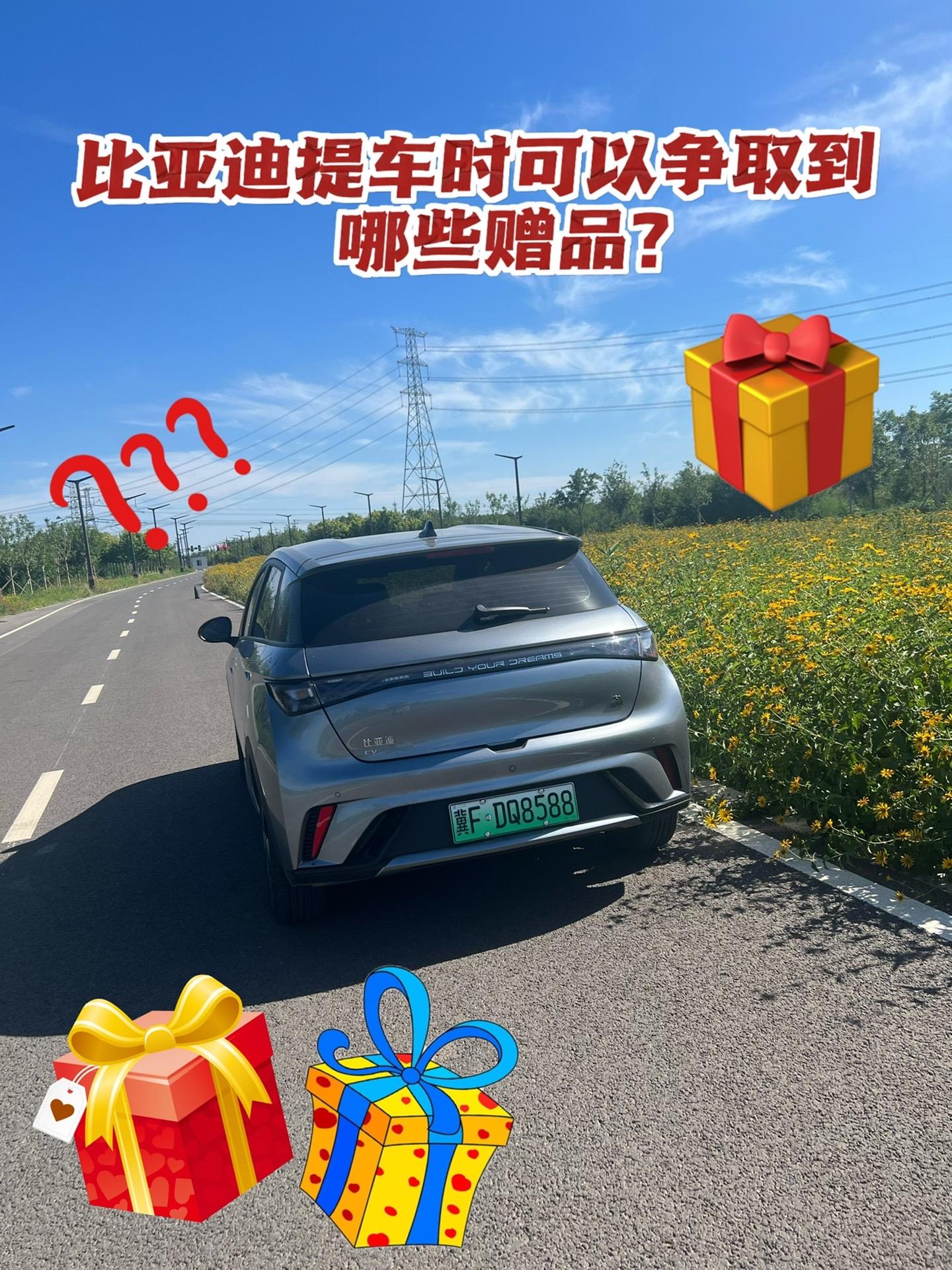 比亚迪提车时都能争取到哪些赠品呢？新能源汽车