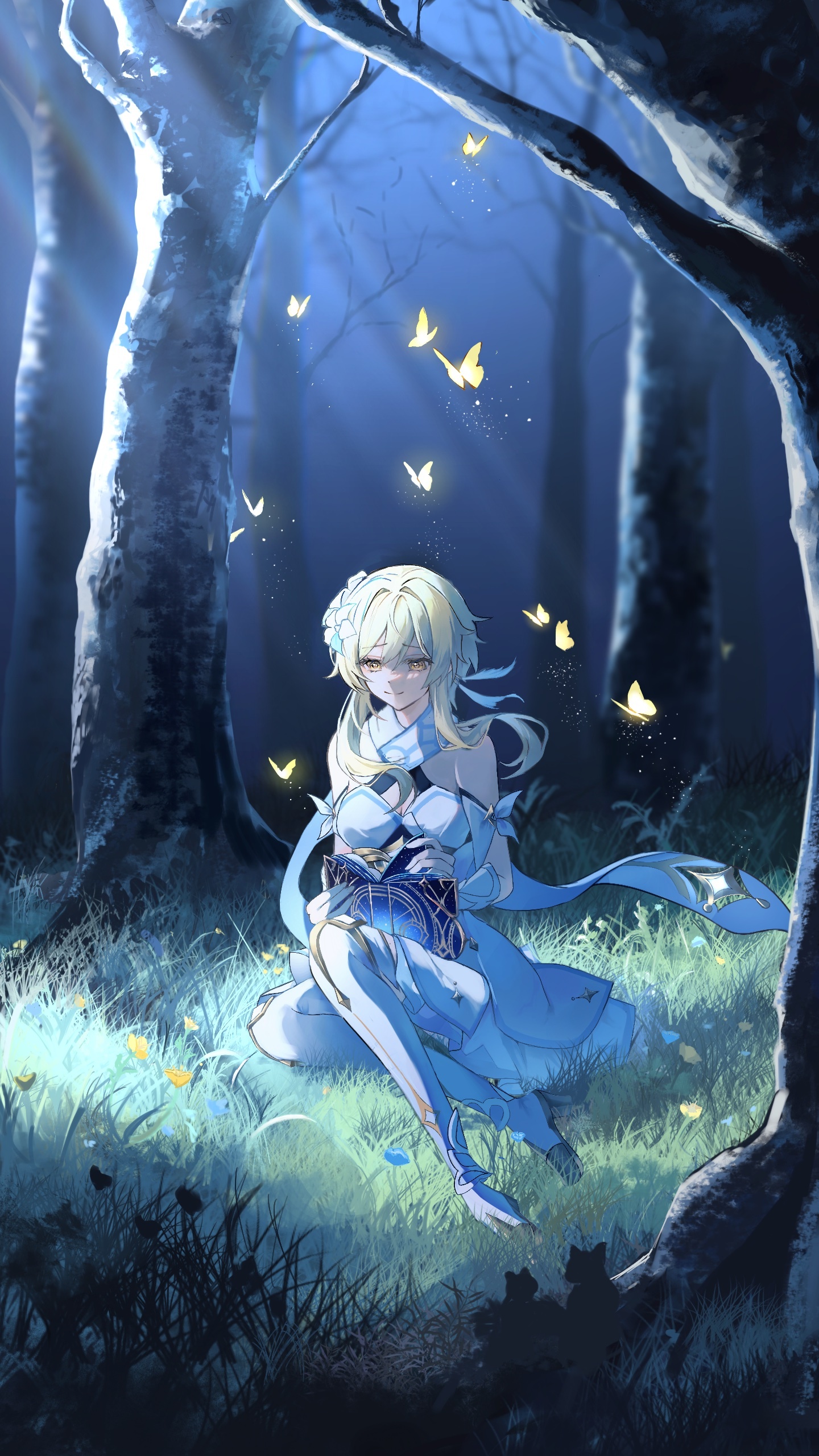 萤火之森cr:画师 ousssx_x#原神##原神4.8版本##夏日畅想季# ​
