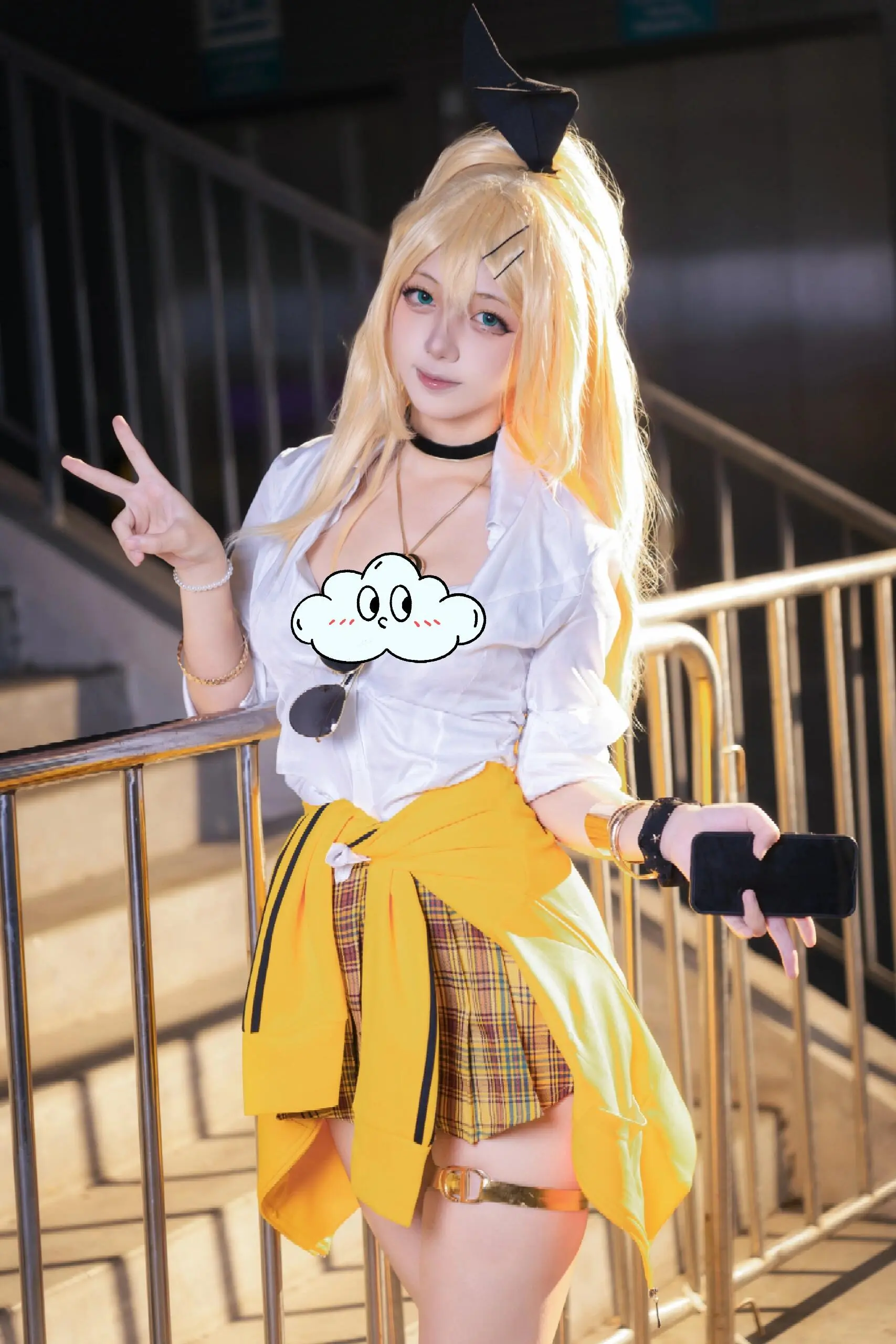 一种很新的cosplay 漫展养眼造型大赏 胜利女神nikke 大长腿...