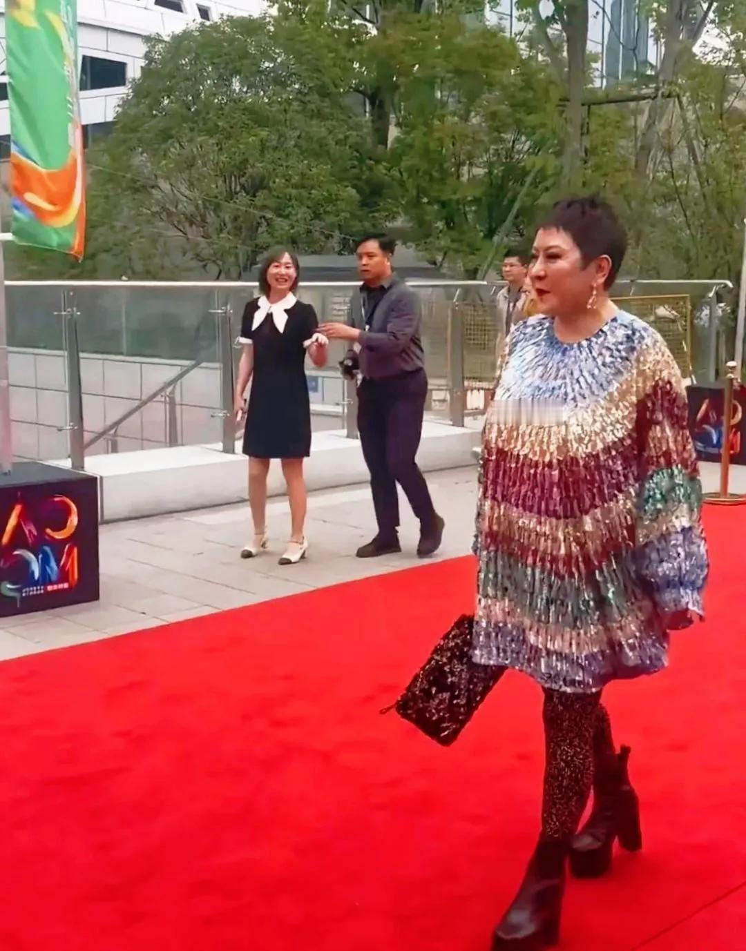 向太穿的衣品真的是一言难尽，虽然是高定，却穿出了城乡结合部暴发户即视感，好像从没