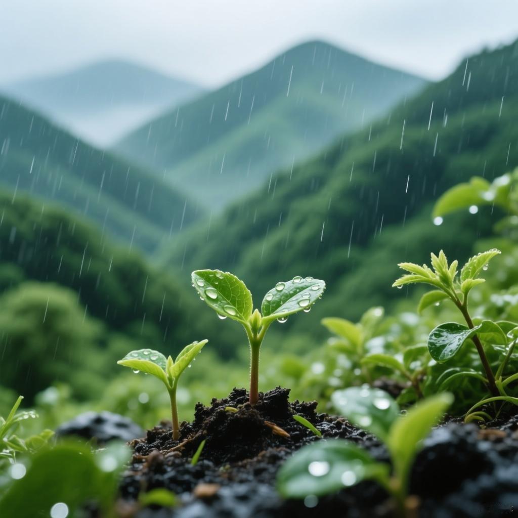 东风能种千山翠，
普雨悉萌万物春。
觉醒开悟