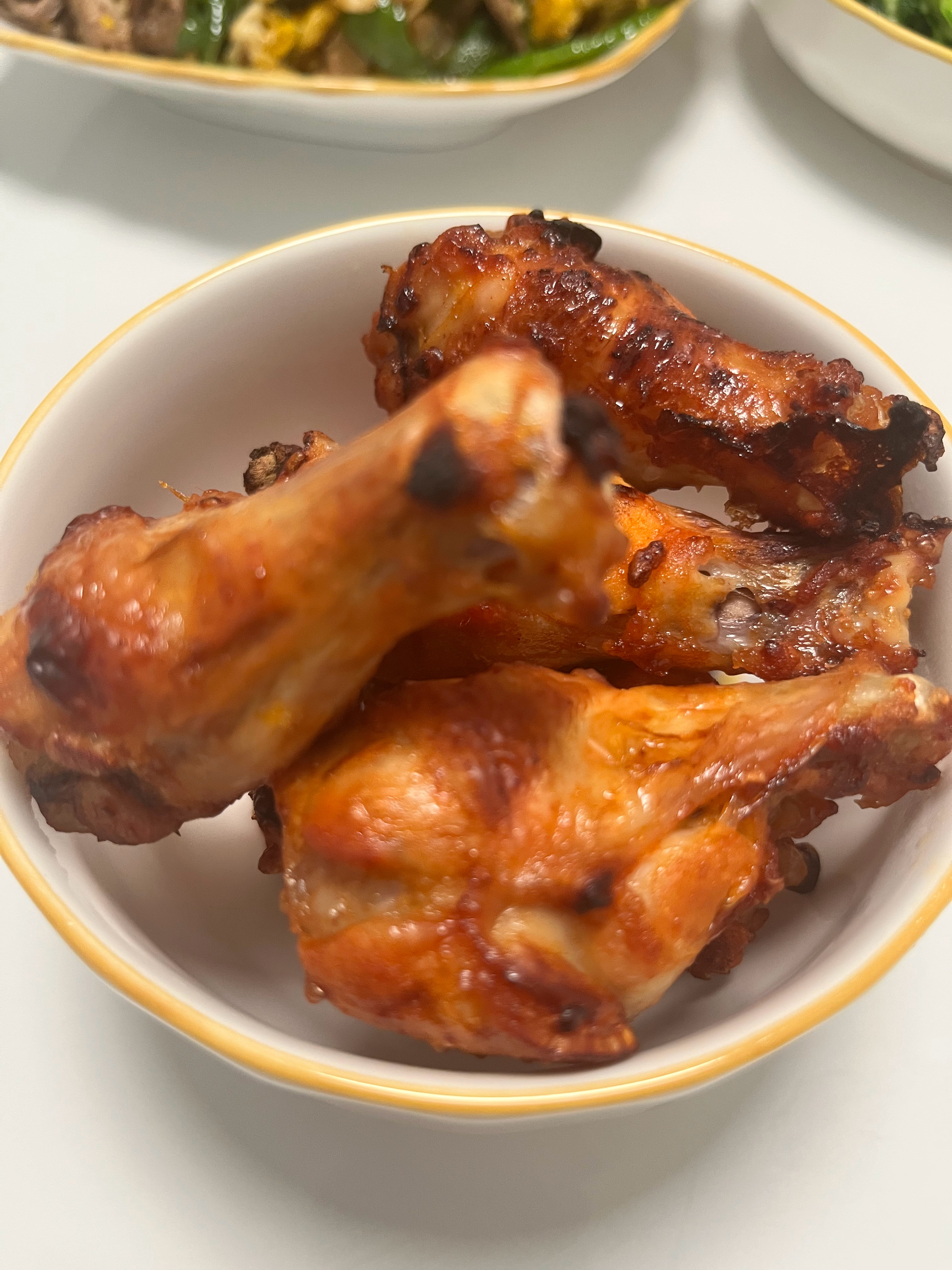 烤鸡腿做饭菜鸟