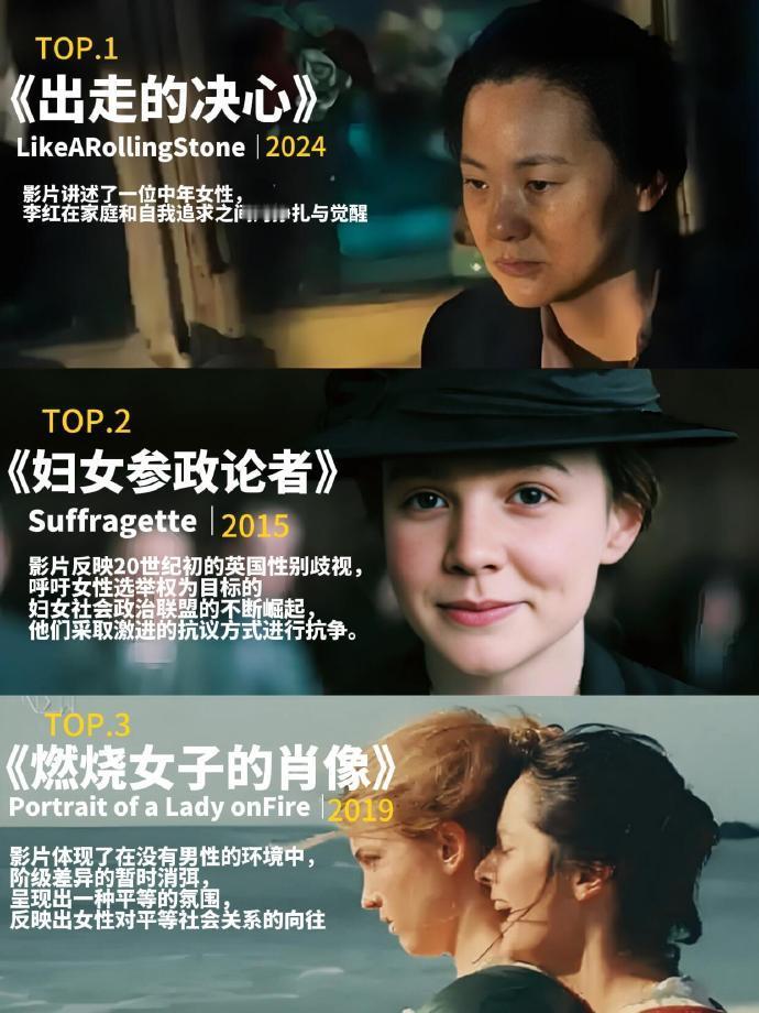 近十年女性主义电影彰显力量，你看过几部？ ​​​