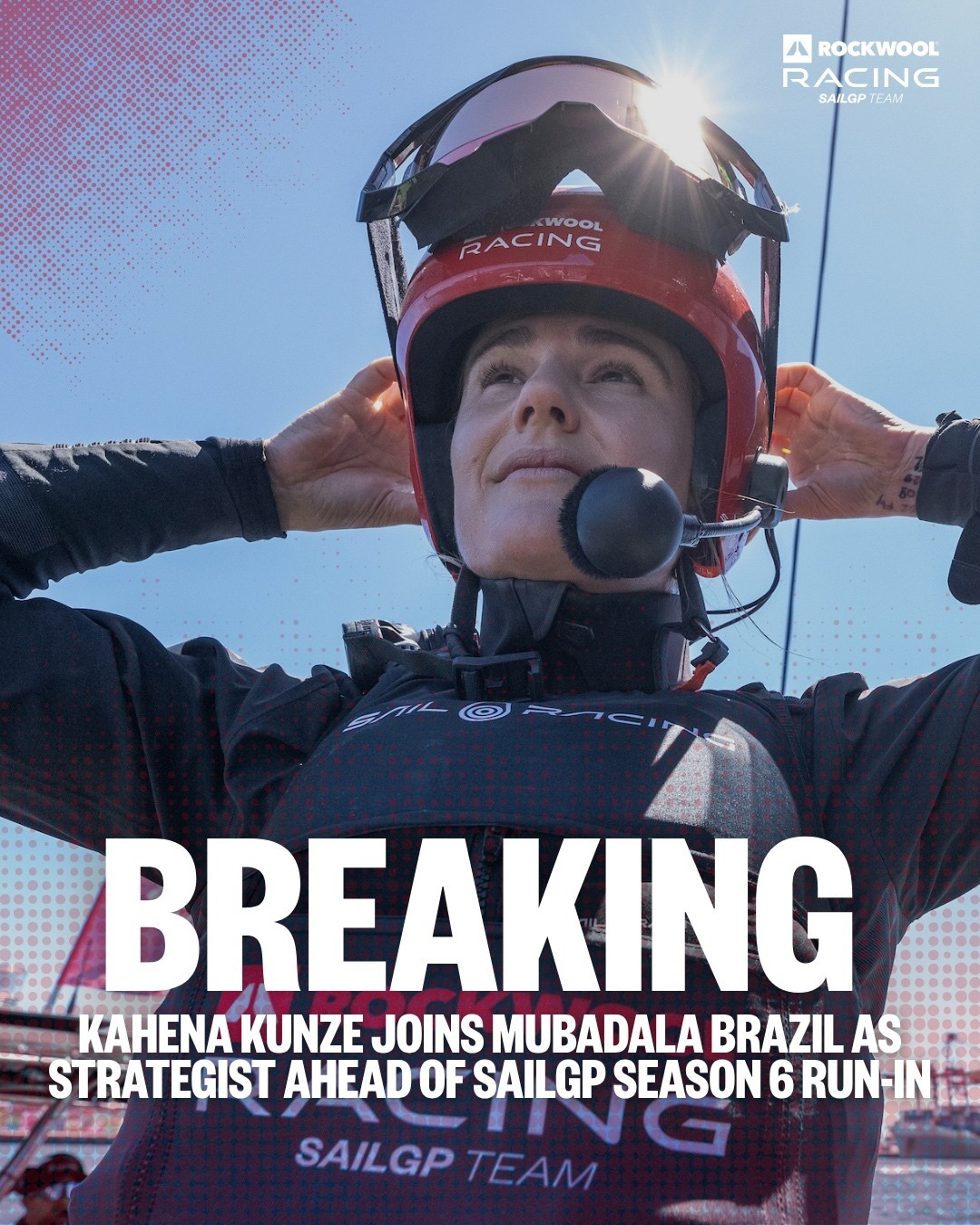 SailGP 赛事资讯原丹麦队成员卡赫娜·昆策正式加盟巴西队🇧🇷担任策略师，