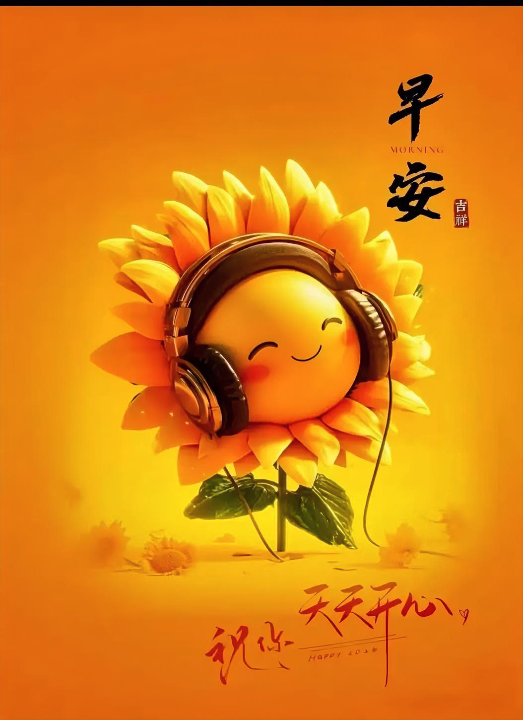 早安吉祥，愿你天天开心，好运如阳光般灿烂！