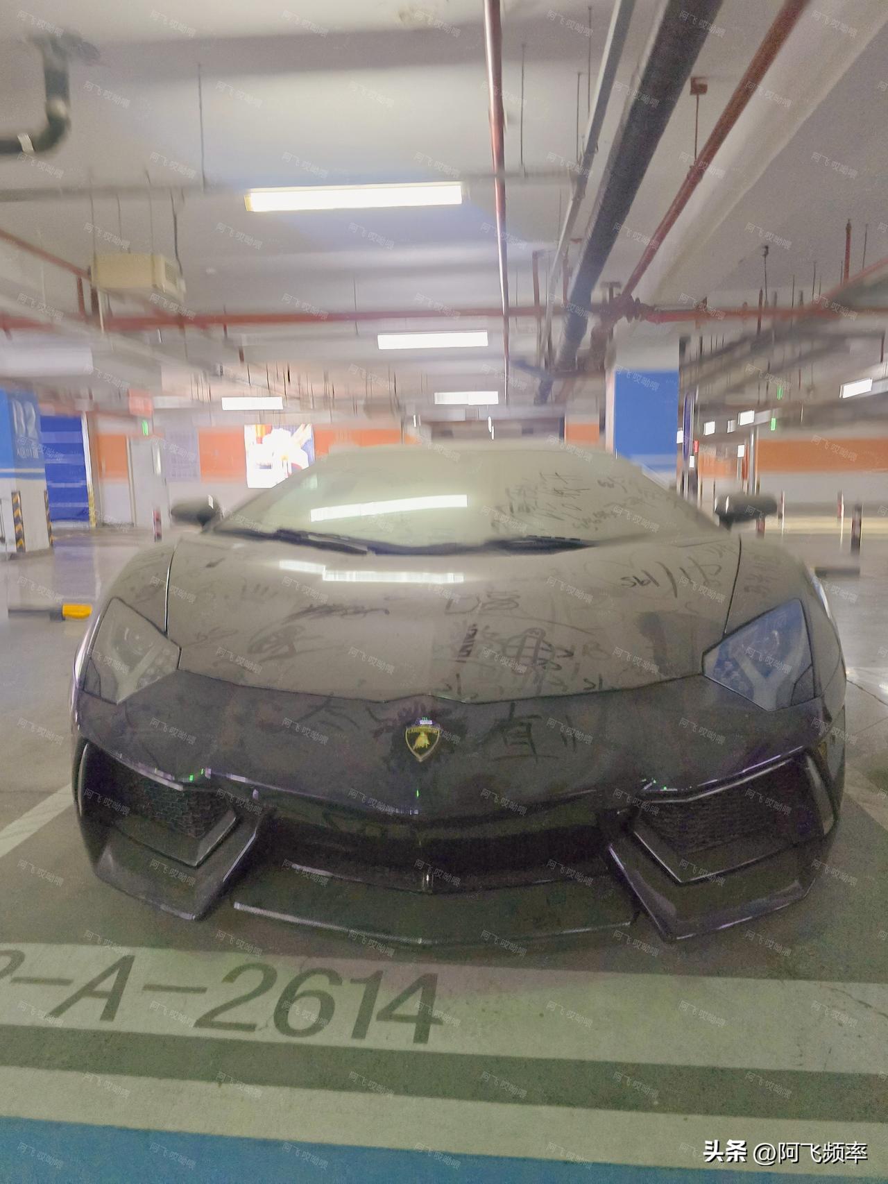 赌了这么多次就输了一次而已
愿赌服输停车场 北京偶遇第二辆被遗弃的兰博基尼跑车l