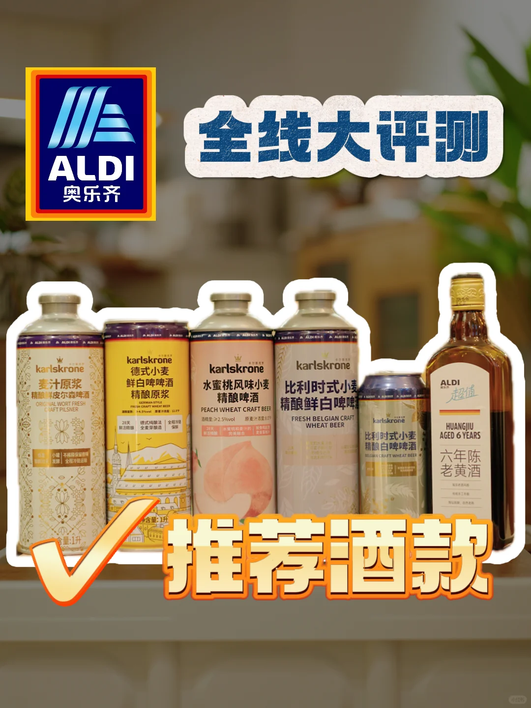 🍻 奥乐齐啤酒良心推荐！👍