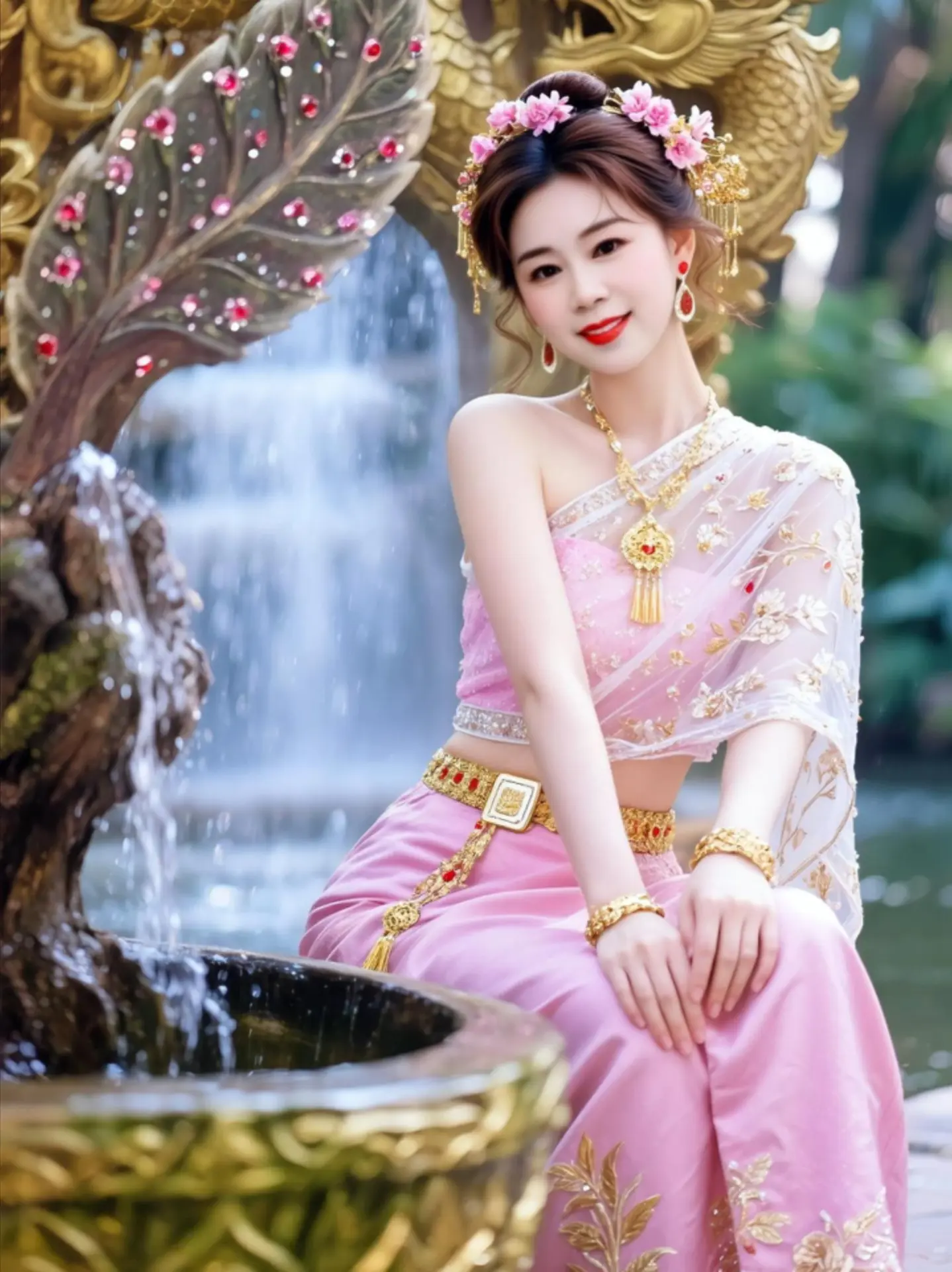 AI傣风清新写真 随变ai随便玩